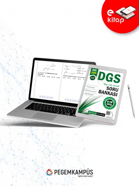 2025 DGS Tamamı Çözümlü Soru Bankası E- Kitap