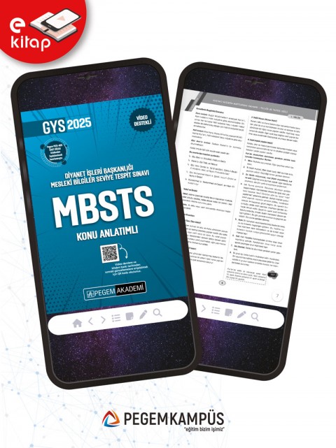 2025 Diyanet İşleri Başkanlığı Mesleki Bilgiler Seviye Tespit Sınavı MBSTS Konu Anlatımlı E-Kitap