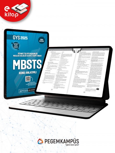 2025 Diyanet İşleri Başkanlığı Mesleki Bilgiler Seviye Tespit Sınavı MBSTS Konu Anlatımlı E-Kitap