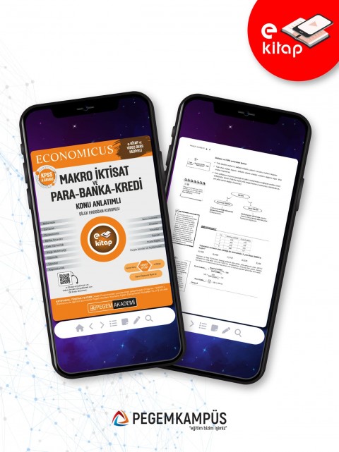 2025 KPSS A Grubu Economicus Makro İktisat ve Para - Banka - Kredi Konu Anlatımlı E-Kitap