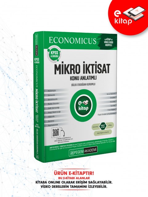 2025 KPSS A Grubu Economicus Mikro İktisat Konu Anlatımlı E-Kitap