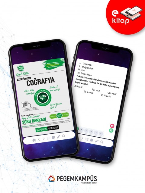 2025 Ezberbozan KPSS Genel Yetenek Genel Kültür Coğrafya E-Soru Bankası