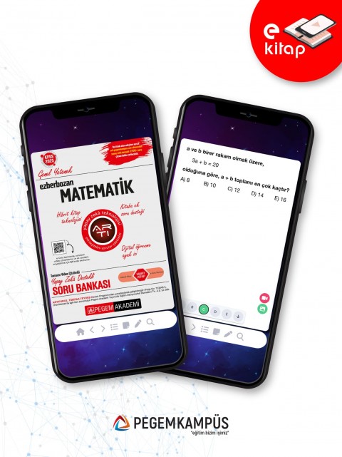 2025 Ezberbozan KPSS Genel Yetenek Genel Kültür Matematik E-Soru Bankası