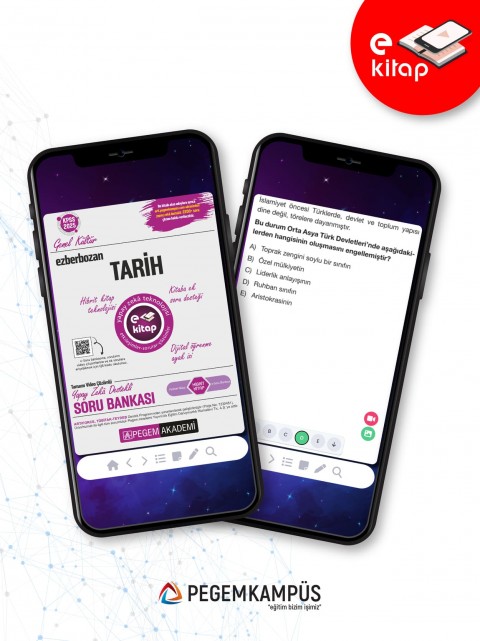 2025 Ezberbozan KPSS Genel Yetenek Genel Kültür Tarih E-Soru Bankası