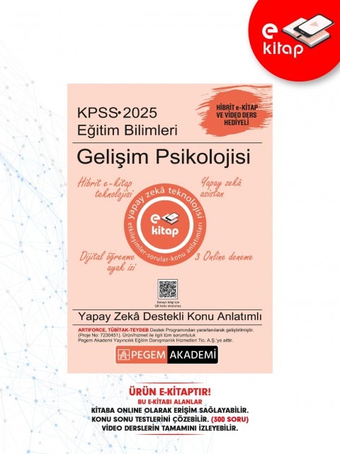 2025 KPSS Eğitim Bilimleri Gelişim Psikolojisi Konu Anlatımlı E-Kitap