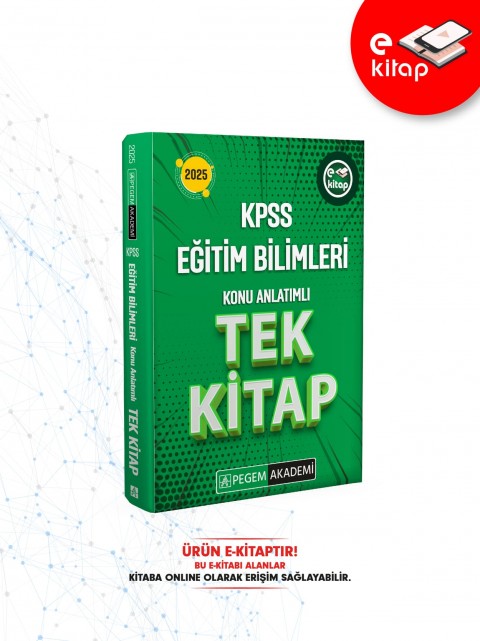 2025 KPSS Eğitim Bilimleri Konu Anlatımlı Tek E-Kitap