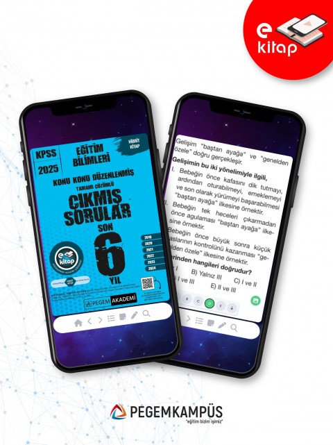 2025 KPSS Eğitim Bilimleri Konu Konu Düzenlenmiş E-Çıkmış Sorular (Son 6 Yıl)