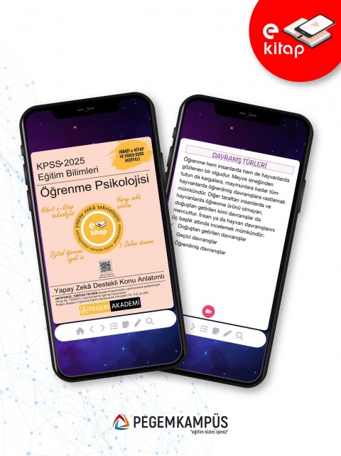 2025 KPSS Eğitim Bilimleri Öğrenme Psikolojisi Konu Anlatımlı E-Kitap