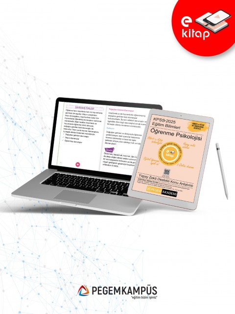 2025 KPSS Eğitim Bilimleri Öğrenme Psikolojisi Konu Anlatımlı E-Kitap