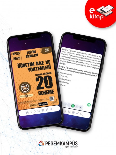 2025 KPSS Eğitim Bilimleri Öğretim İlke ve Yöntemleri 20 E-Deneme