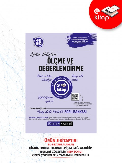 2025 KPSS Eğitim Bilimleri Ölçme ve Değerlendirme E-Soru Bankası