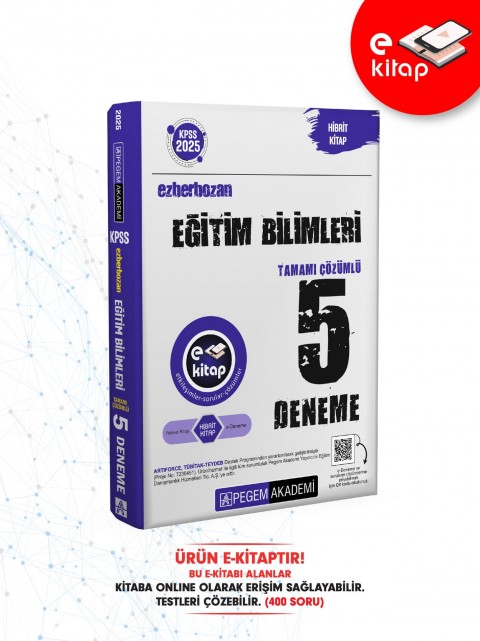 2025 KPSS Ezberbozan Eğitim Bilimleri Tamamı Çözümlü 5 E-Deneme