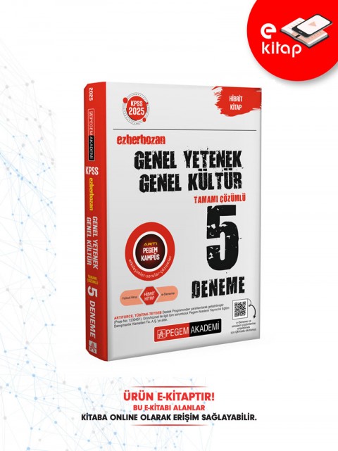 2025 KPSS Ezberbozan Genel Yetenek Genel Kültür Tamamı Çözümlü 5 E-Deneme