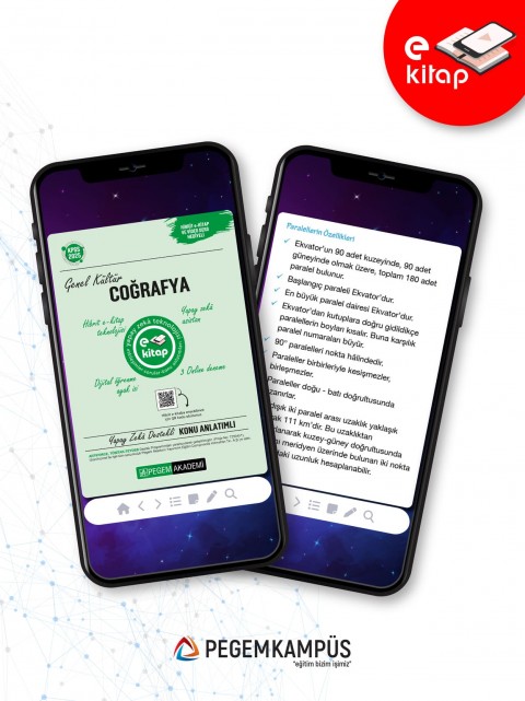 2025 KPSS Genel Yetenek Genel Kültür Coğrafya Konu Anlatımlı E-Kitap