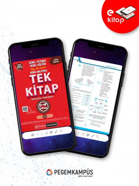 2025 KPSS Genel Yetenek Genel Kültür Konu Anlatımlı Tek E-Kitap