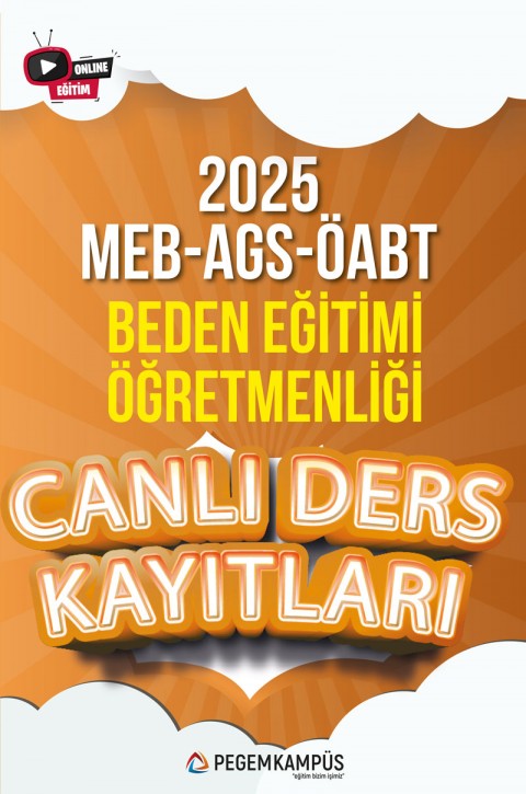 2025 MEB-AGS ÖABT Beden Eğitimi Öğretmenliği Canlı Ders Kayıtları
