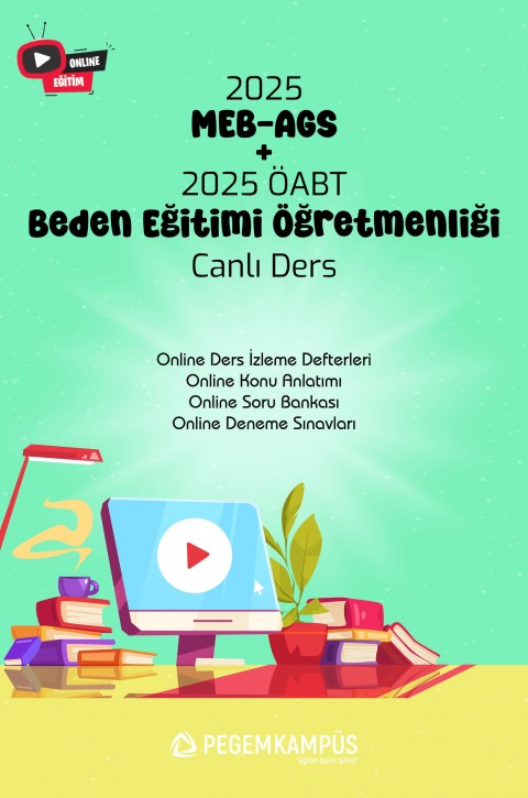 2025 MEB-AGS + ÖABT Beden Eğitimi Öğretmenliği Canlı Dersler + Online Materyaller