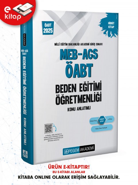 2025 MEB-AGS ÖABT Beden Eğitimi Öğretmenliği Konu Anlatımlı E-Kitap
