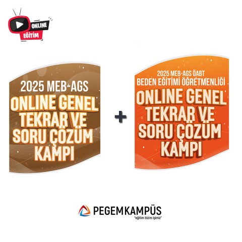 2025 MEB-AGS + ÖABT Beden Eğitimi Öğretmenliği Online Genel Tekrar ve Soru Çözüm Kampı