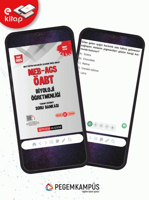 2025 MEB-AGS ÖABT Biyoloji Öğretmenliği E-Soru Bankası