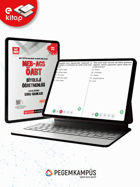 2025 MEB-AGS ÖABT Biyoloji Öğretmenliği E-Soru Bankası
