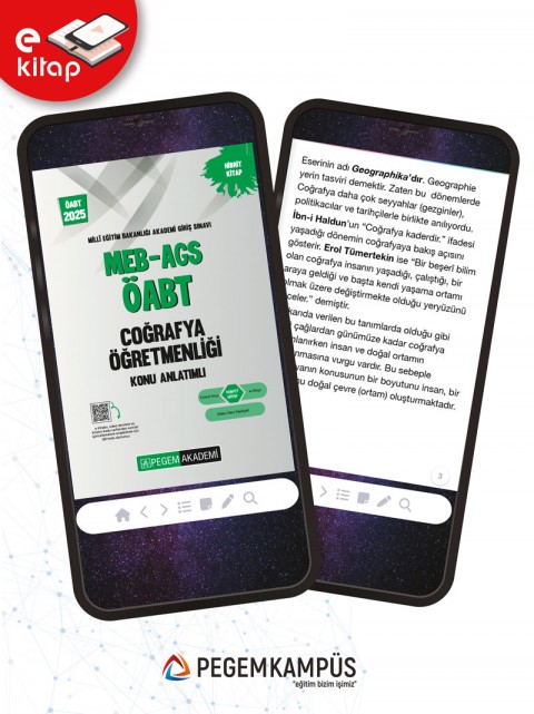 2025 MEB-AGS ÖABT Coğrafya Öğretmenliği Konu Anlatımlı E-Kitap