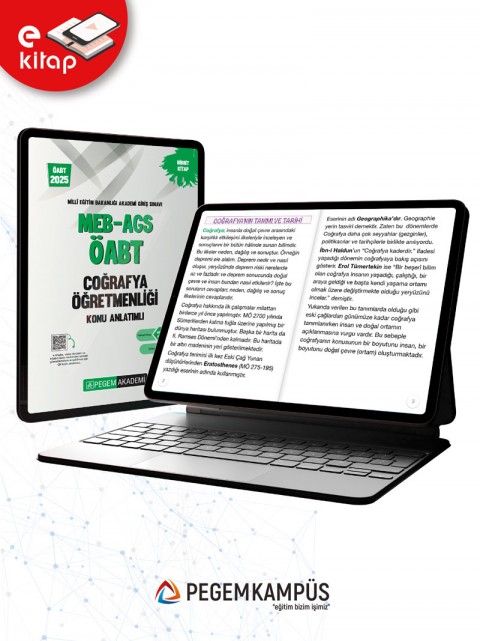 2025 MEB-AGS ÖABT Coğrafya Öğretmenliği Konu Anlatımlı E-Kitap