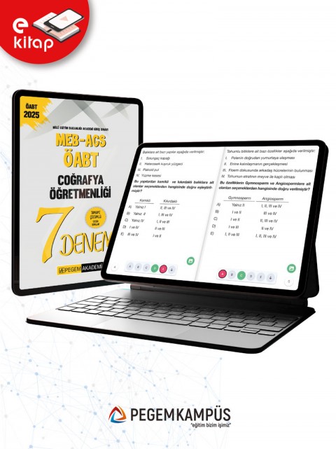 2025 MEB-AGS-ÖABT Coğrafya Öğretmenliği Tamamı Çözümlü 7 E-Deneme