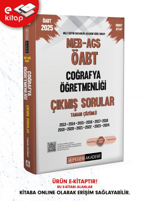 2025 MEB-AGS ÖABT Coğrafya Öğretmenliği Tamamı Çözümlü E-Çıkmış Sorular