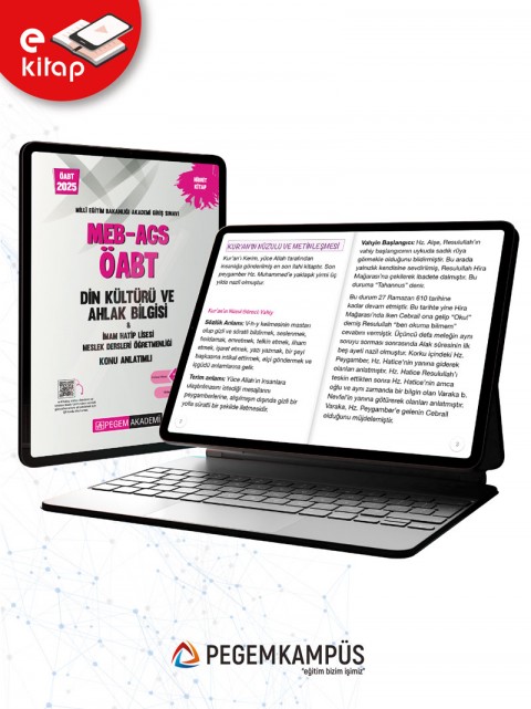 2025 MEB-AGS ÖABT Din Kültürü Ve Ahlak Bilgisi Öğretmenliği Konu Anlatımlı E-Kitap