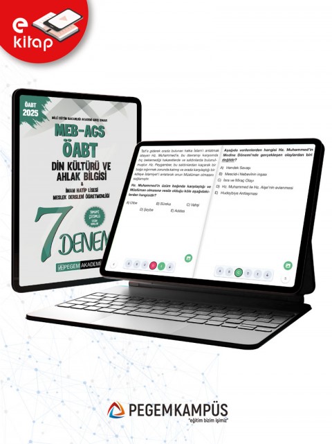 2025 MEB-AGS-ÖABT Din Kültürü ve Ahlak Bilgisi Öğretmenliği Tamamı Çözümlü 7 E-Deneme