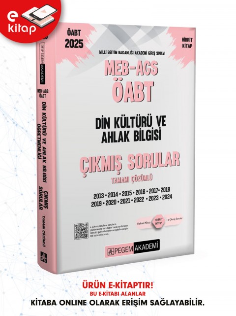 2025 MEB-AGS ÖABT Din Kültürü ve Ahlak Bilgisi Öğretmenliği Tamamı Çözümlü E-Çıkmış Sorular
