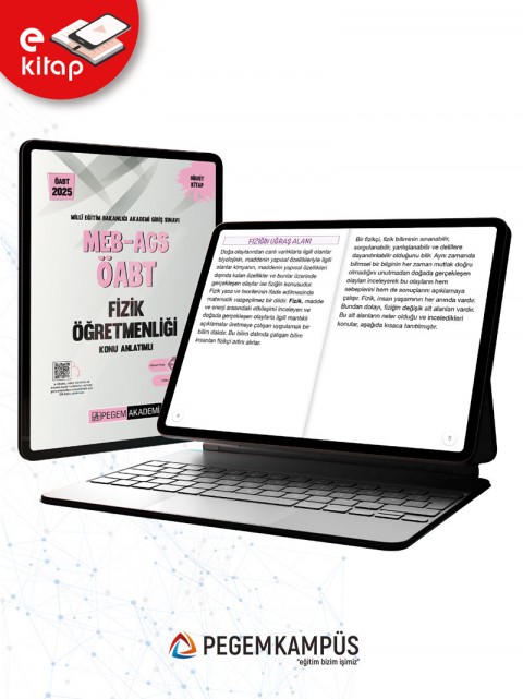 2025 MEB-AGS ÖABT Fizik Öğretmenliği Konu Anlatımlı E-Kitap