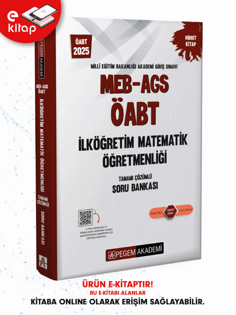 2025 MEB-AGS ÖABT İlköğretim Matematik Öğretmenliği E-Soru Bankası
