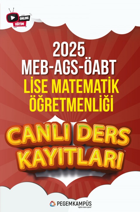 2025 MEB-AGS ÖABT Lise Matematik Öğretmenliği Canlı Ders Kayıtları