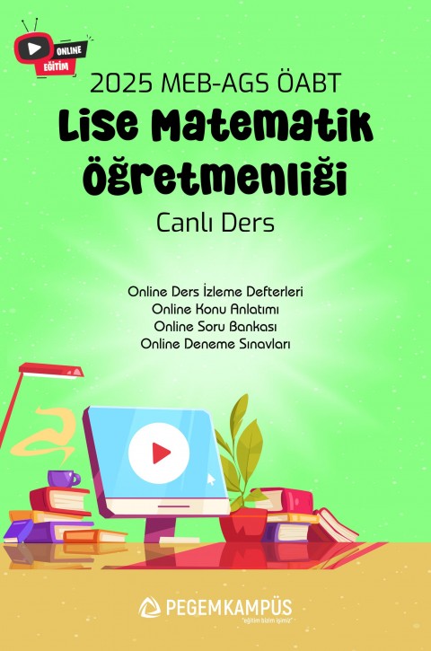2025 MEB-AGS ÖABT Lise Matematik Öğretmenliği Canlı Ders + Online Materyaller