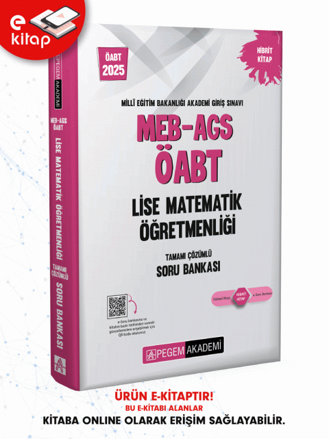 2025 MEB-AGS ÖABT Lise Matematik Öğretmenliği E-Soru Bankası