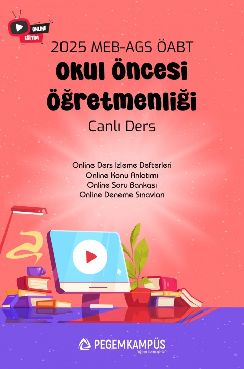 2025 MEB-AGS ÖABT Okul Öncesi Öğretmenliği Canlı Ders + Online Materyaller