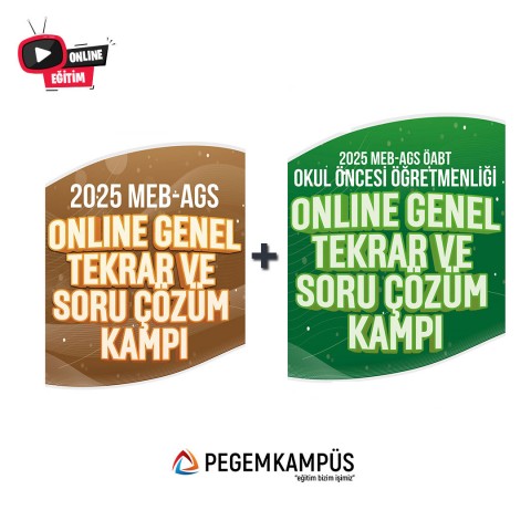 2025 MEB-AGS + ÖABT Okul Öncesi Öğretmenliği Online Genel Tekrar ve Soru Çözüm Kampı