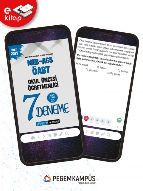 2025 MEB-AGS-ÖABT Okul Öncesi Öğretmenliği Tamamı Çözümlü 7 E-Deneme