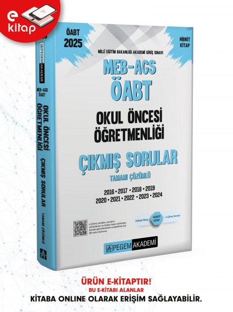 2025 MEB-AGS ÖABT Okul Öncesi Öğretmenliği Tamamı Çözümlü E-Çıkmış Sorular
