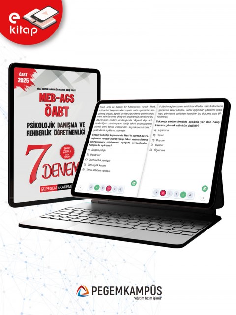 2025 MEB-AGS-ÖABT Psikolojik Danışma ve Rehberlik Öğretmenliği Tamamı Çözümlü 7 E-Deneme
