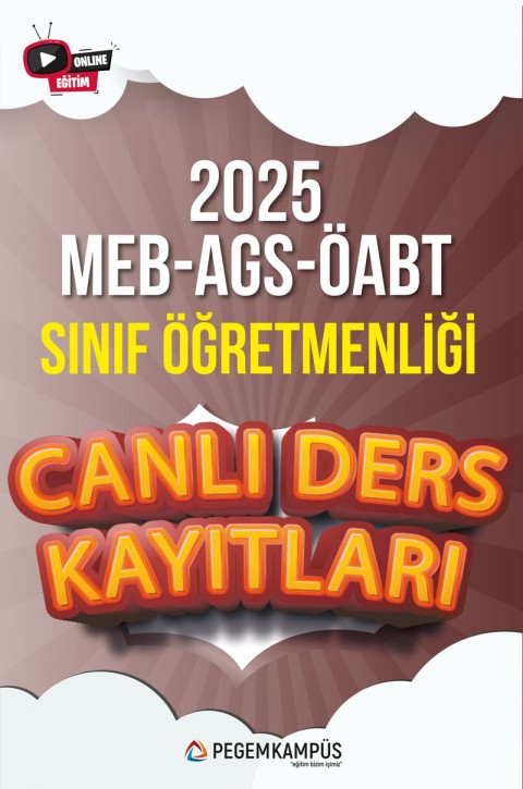 2025 MEB-AGS ÖABT Sınıf Öğretmenliği Canlı Ders Kayıtları