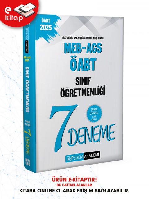 2025 MEB-AGS-ÖABT Sınıf Öğretmenliği Tamamı Çözümlü 7 E-Deneme