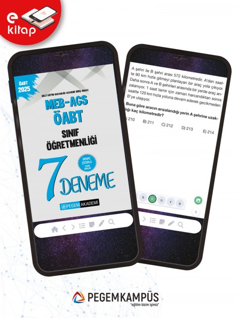2025 MEB-AGS-ÖABT Sınıf Öğretmenliği Tamamı Çözümlü 7 E-Deneme
