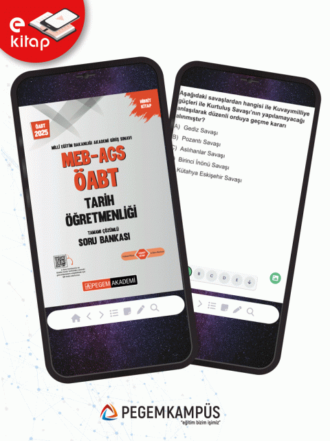 2025 MEB-AGS ÖABT Tarih Öğretmenliği E-Soru Bankası