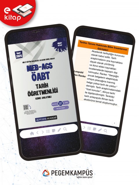 2025 MEB-AGS ÖABT Tarih Öğretmenliği Konu Anlatımlı E-Kitap