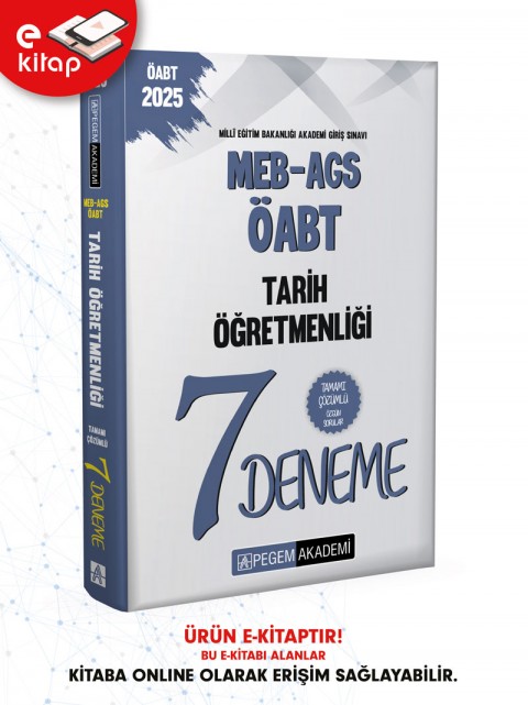 2025 MEB-AGS-ÖABT Tarih Öğretmenliği Tamamı Çözümlü 7 E-Deneme