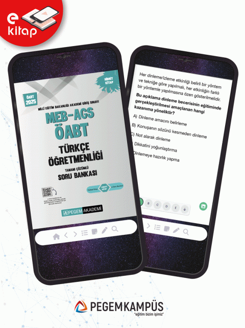 2025 MEB-AGS ÖABT Türkçe Öğretmenliği E-Soru Bankası