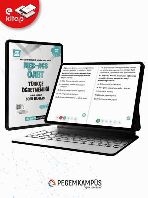 2025 MEB-AGS ÖABT Türkçe Öğretmenliği E-Soru Bankası